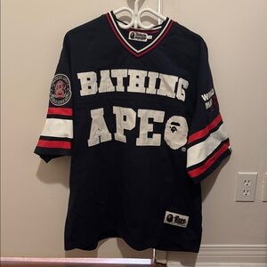 Bape Navy Appliqué T-Shirt
